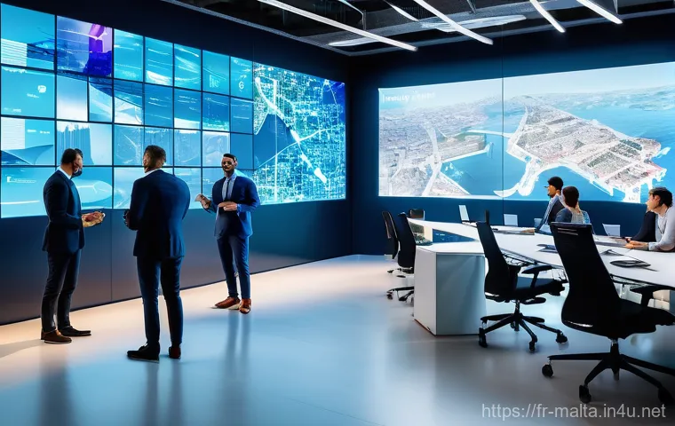 몰타 세금 제도 - **Prompt:** A vibrant scene capturing the essence of a digital nomad's life in Malta. A young, casua...