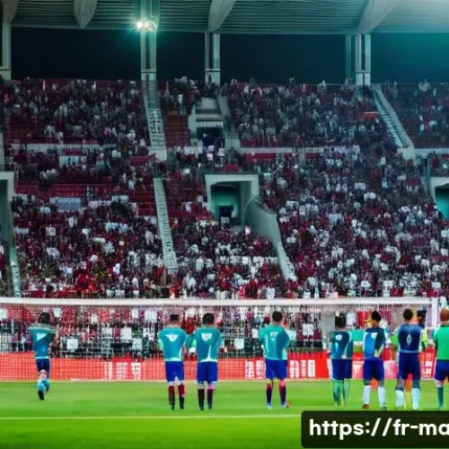 Home 15 몰타 출신 축구선수 - **Vibrant Maltese Football Match Day:** A wide shot capturing the energetic atmosphere inside a mode...